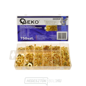 GEKO Elektromos csatlakozók autókhoz, különféle típusok, 750 db-os készlet gallery main image