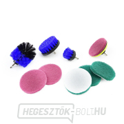 GEKO Tisztítókefék és szivacsok fúrógéphez - 10 db Előnézet 