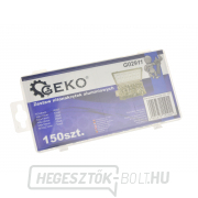 GEKO Nut szegecsek - szegecsanyák, M3 - M10, lapos fejű, alumínium, 150 db-os készlet. Előnézet 