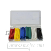 GEKO zsugorcső, hossz 80 mm, többféle méret, 128 db-os készlet GEKO zsugorcső, hossz 80 mm, többféle méret, 128 db-os készlet gallery main image