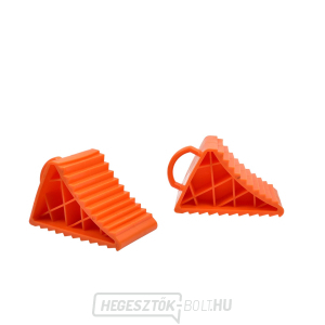 GEKO Kerékékek - blokkok, bordázott, edzett műanyag - 2 db GEKO Kerékékek - blokkok, bordázott, edzett műanyag - 2 db gallery main image