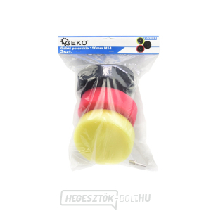 GEKO Polírozótárcsa készlet 150 mm-es fúróhoz - 3 db GEKO Polírozótárcsa készlet 150 mm-es fúróhoz - 3 db gallery main image