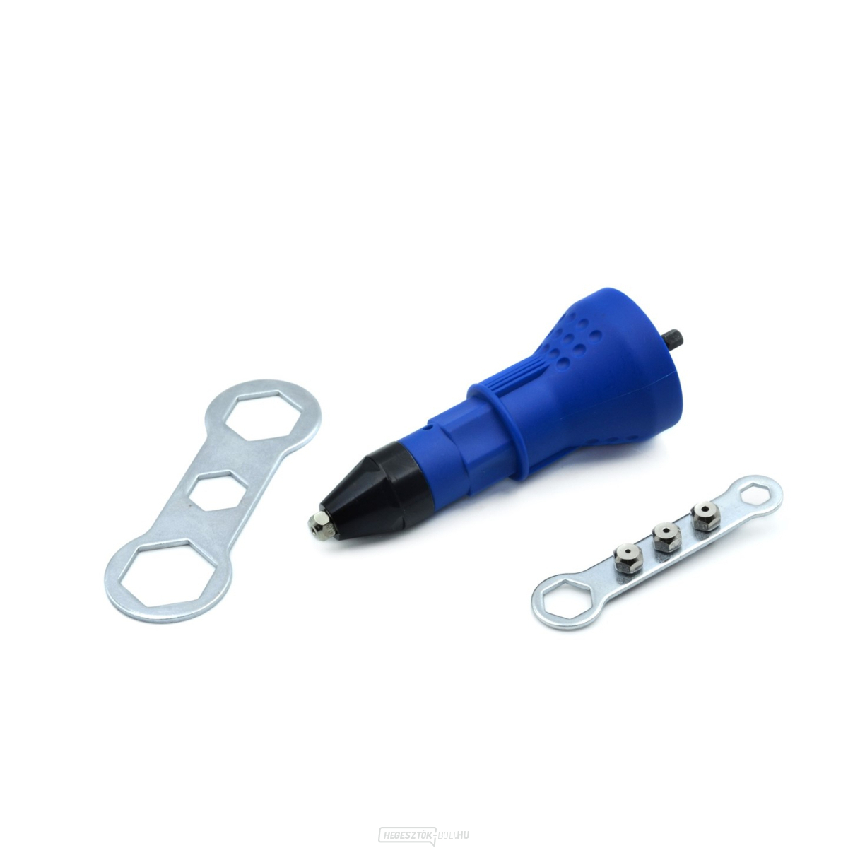 GEKO Szegecselő tartozék fúróhoz, 2,4 - 4,8 mm-es szegecsekhez