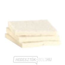 Csere tisztító párna alumínium és rézhuzalhoz (fehér) - 25 db/1 Cs gallery main image