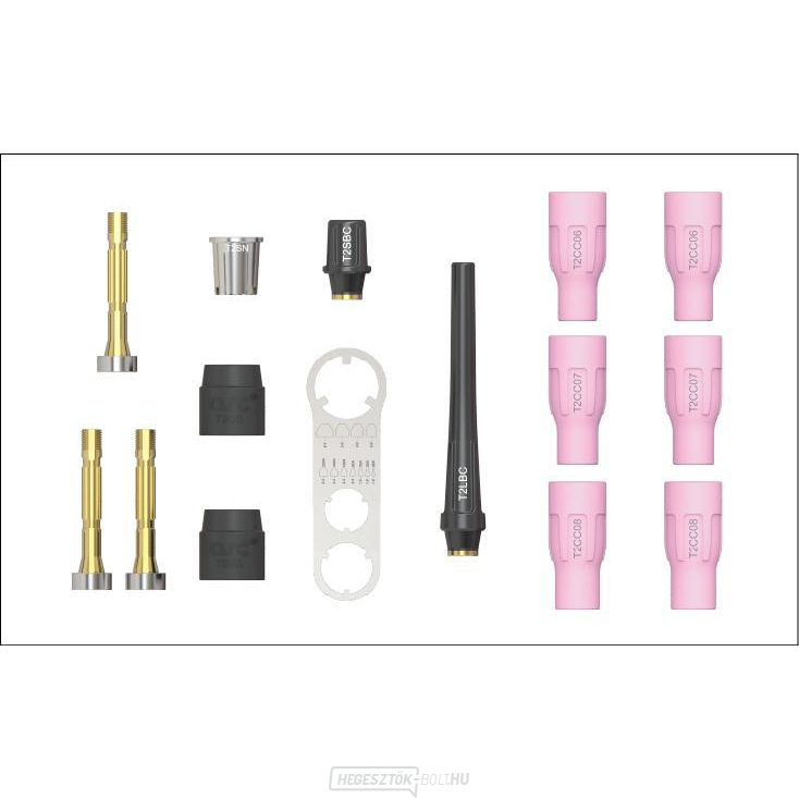 Tartozékkészlet 1,6; 2,0; 2,4mm ív T2/T3W/T4W Tartozékkészlet 1,6; 2,0; 2,4mm ív T2/T3W/T4W gallery main image