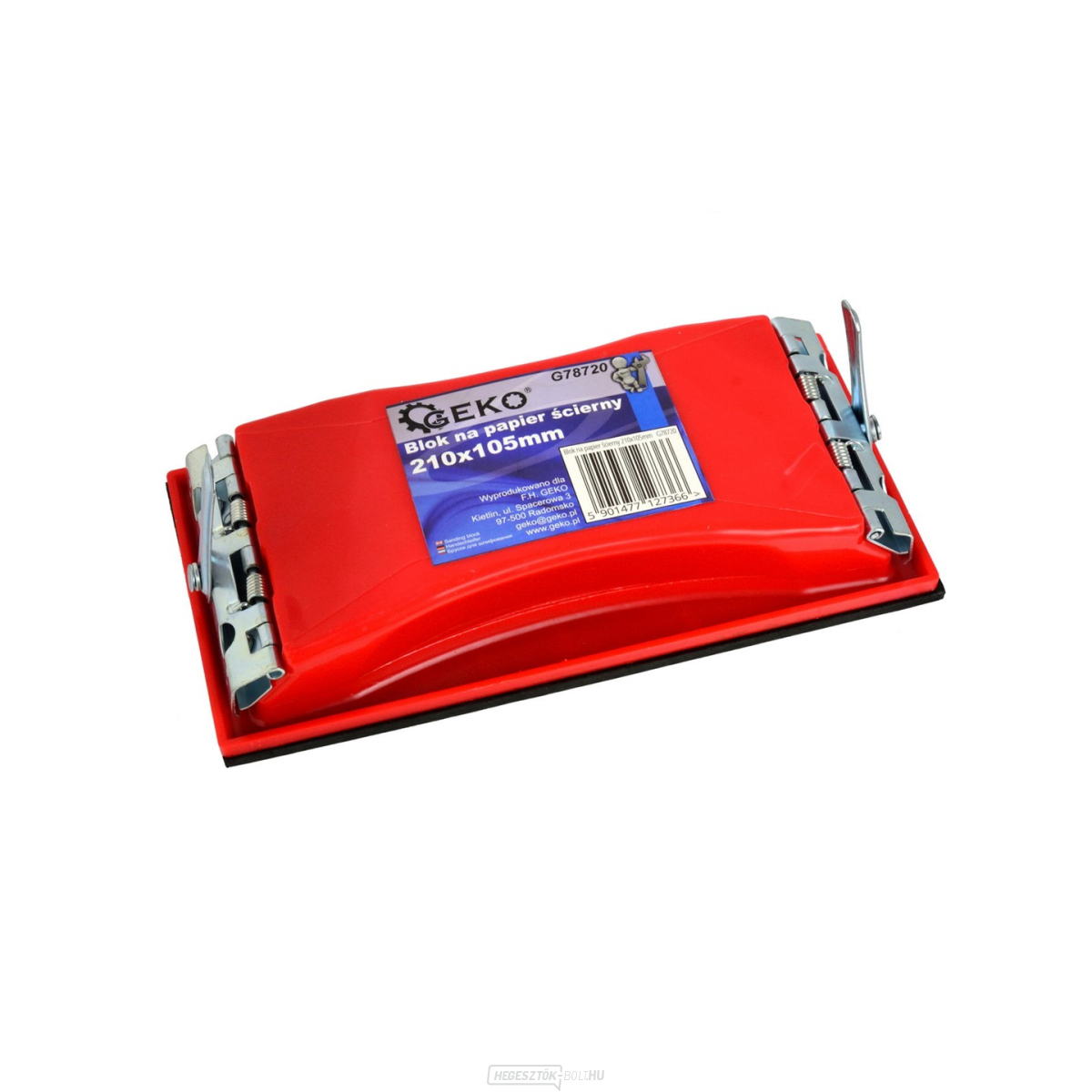 GEKO csiszolópapír blokk, 210x105 mm