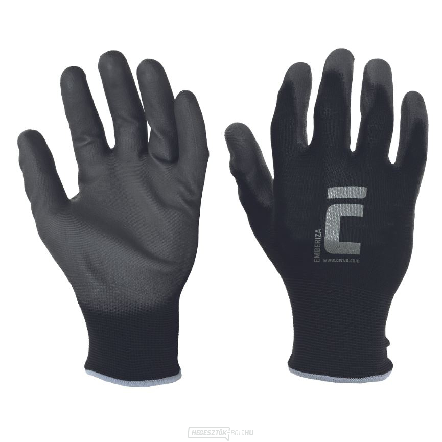 EMBERIZA bevonatos munkakesztyű, fekete, 10-es méret EMBERIZA bevonatos munkakesztyű, fekete, 10-es méret gallery main image