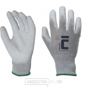 CARPINTERO bevonatos munkakesztyű, szürke, 9-es méret CARPINTERO bevonatos munkakesztyű, szürke, 9-es méret gallery main image