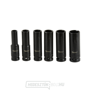 GEKO ütőfejek készlet 6 db-os, 1/2 GEKO ütőfejek készlet 6 db-os, 1/2