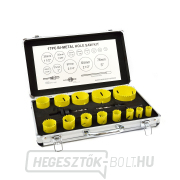 Bimetál lyukfűrész készlet fémhez és fához 17 darabos/alumínium dobozban/(5) Előnézet 
