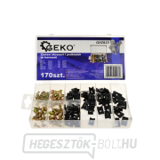 GEKO önmetsző csavarok és hajlékony anyák karosszériához, különböző méretekben - 170 db GEKO önmetsző csavarok és hajlékony anyák karosszériához, különböző méretekben - 170 db gallery main image