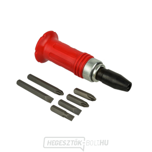 GEKO Impact csavarhúzó bitekkel - 7 db GEKO Impact csavarhúzó bitekkel - 7 db gallery main image