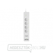 GETI Hosszabbító kábel Smart GSS04, 4 aljzat, 4x USB, Tuya gallery main image