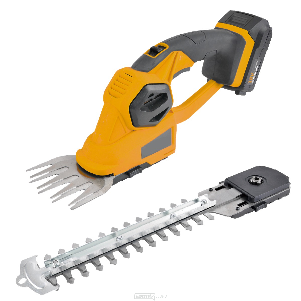 Riwall PRO RASH 2020 SET akkus olló 20 V fűhöz és bokrokhoz + 2 Ah akkumulátor + töltő