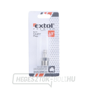 Gyorscsatlakozó légcsonk külső menettel, G-1/2