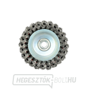 Elülső fonott drótkefe 100 mm/4