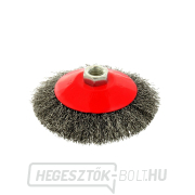 GEKO bögrekefe, hullámos drót, 125mm, M14 GEKO bögrekefe, hullámos drót, 125mm, M14 gallery main image