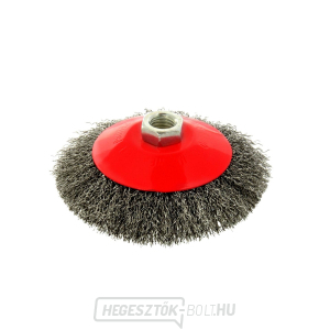 GEKO bögrekefe, hullámos drót, 125mm, M14 GEKO bögrekefe, hullámos drót, 125mm, M14 gallery main image