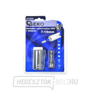 GEKO Univerzális hosszabbító 7-19 mm hosszúság 52 mm + adapter 3/8 GEKO Univerzális hosszabbító 7-19 mm hosszúság 52 mm + adapter 3/8