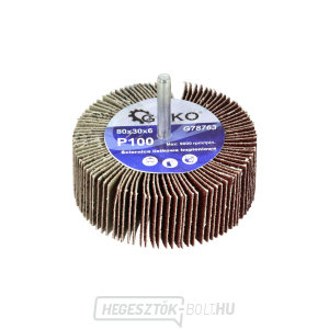 GEKO Csiszolókorong szárral, 80x30x6 mm, P100 GEKO Csiszolókorong szárral, 80x30x6 mm, P100 gallery main image