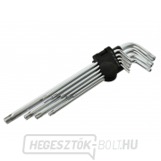 GEKO L-kulcsok TORX, 9 db-os készlet, T15-T55, 260mm Előnézet 