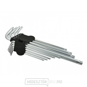 GEKO L-kulcsok TORX, 9 db-os készlet, T15-T55, 260mm