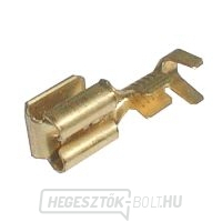 6,3 mm-es nem szigetelt aljzatos kapcsolótábla