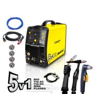 Kowax GeniWeld hegesztő inverter 5 az 1-ben 200 MIG/TIG/LIFT/MMA/PLAZMA