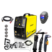 Hegesztő inverter GeniWeld 5in1 200 MIG/TIG/LIFT/MMA/PLASMA + motorháztető PANTER + segédtovábbító gallery main image