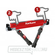 összecsukható építési kecske 1 db, teherbírása 590 kg, magassága 61,5-82 mm Előnézet 