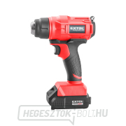 Akkumulátoros hőlégpisztoly SHARE20V, 550°C, 20V Li-ion, 2000mAh Előnézet 