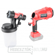 Szórópisztoly HVLP akkumulátor SHARE20V, 20V Li-ion, akkumulátor és töltő nélkül náhled