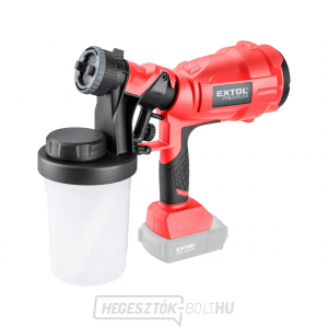 Szórópisztoly HVLP akkumulátor SHARE20V, 20V Li-ion, akkumulátor és töltő nélkül Szórópisztoly HVLP akkumulátor SHARE20V, 20V Li-ion, akkumulátor és töltő nélkül gallery main image