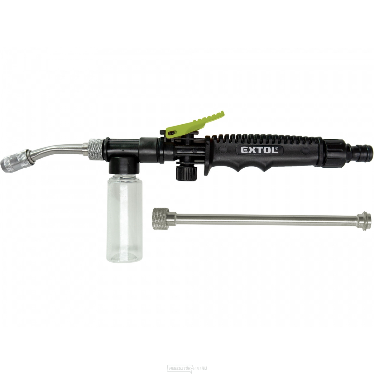 Nyomópermetező tömlőn - tartállyal, teljes hossza 31/50cm