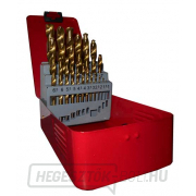 HSS TiN fúrókészlet 25 db (1,0-13mm), bádogdoboz HSS TiN fúrókészlet 25 db (1,0-13mm), bádogdoboz gallery main image