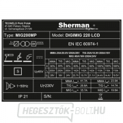 Sherman Synergic inverteres hegesztő DIGIMIG 220 LCD + TIG hegesztőpisztoly + MIG hegesztőpisztoly + kábelek + V7A sisak + gurulós kocsi Sherman Synergic inverteres hegesztő DIGIMIG 220 LCD + TIG hegesztőpisztoly + MIG hegesztőpisztoly + kábelek + V7A sisak + gurulós kocsi náhled