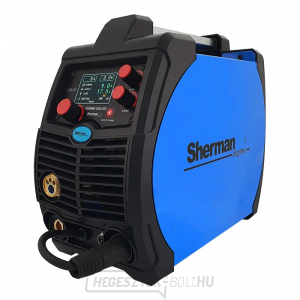 Sherman Synergic inverteres hegesztő DIGIMIG 220 LCD + TIG pisztoly + MIG pisztoly + kábelek + burkolat