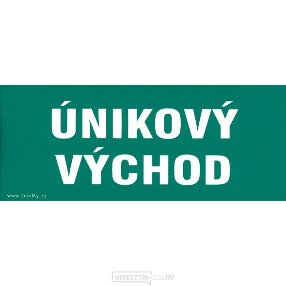 Menekülési kijárat 210x87mm - matrica
