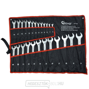 GEKO villáskulcsok, 25 db-os készlet, 6-32mm GEKO villáskulcsok, 25 db-os készlet, 6-32mm gallery main image