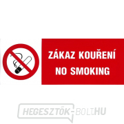No Smoking - Dohányzás tilalma 210x70mm - matrica gallery main image