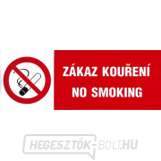 No Smoking - Dohányzás tilalma 210x70mm - matrica No Smoking - Dohányzás tilalma 210x70mm - matrica gallery main image