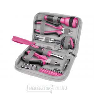Szerszámkészlet, rózsaszín - 23db Szerszámkészlet, rózsaszín - 23db gallery main image