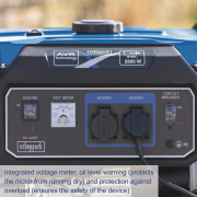 Scheppach SG 3200x Frame generátor 2800 W AVR vezérléssel Előnézet 