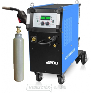 Kürtőgép KITin 2200 Multi Mig Synergic + Pisztoly + Teljes nyomású henger Kürtőgép KITin 2200 Multi Mig Synergic + Pisztoly + Teljes nyomású henger gallery main image