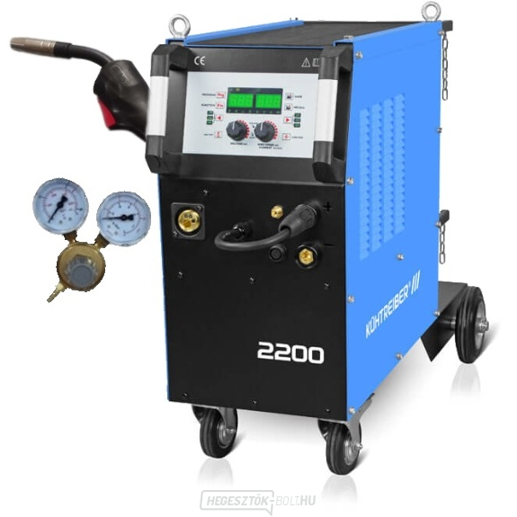 Kühtreiber KITin 2200 Multi Mig Synergic + Égő + Piros szelep