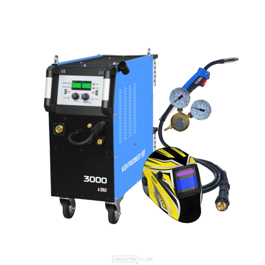 KÜHTREIBER KITin 3000 Multi MIG Synergic + zseblámpa + szelep + burkolat