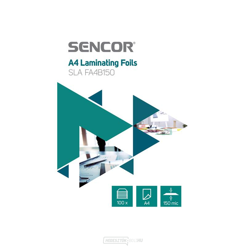 Lamináló fólia SENCOR SLA FA4B150 A4 150mik 100db