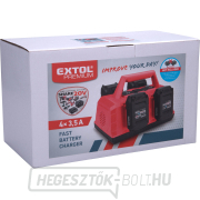 Töltő 4 akkumulátorhoz SHARE20V, 2+2, 3,5A náhled