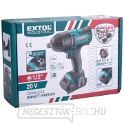 Akkus ütvecsavarozó Extol 1/2