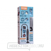 Munkalámpa, rugalmas, 500 lm, USB töltés, 500 lm COB + 140 lm LED Munkalámpa, rugalmas, 500 lm, USB töltés, 500 lm COB + 140 lm LED náhled